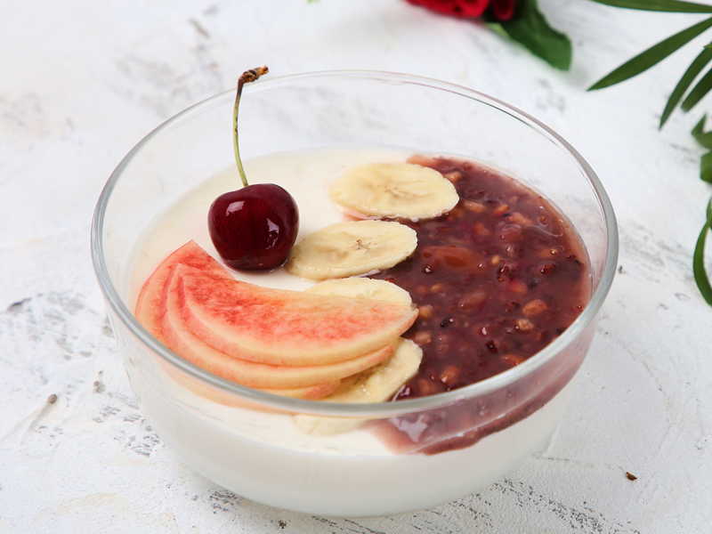 可拉奶茶-蜜豆香蕉雙皮奶