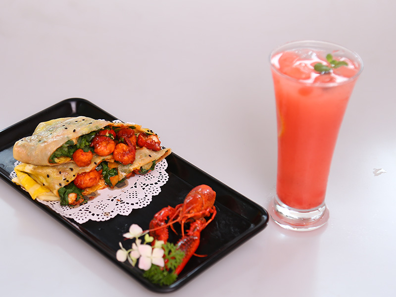 煎螯小龍蝦煎餅