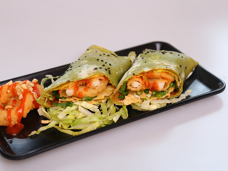 煎螯小龍蝦煎餅
