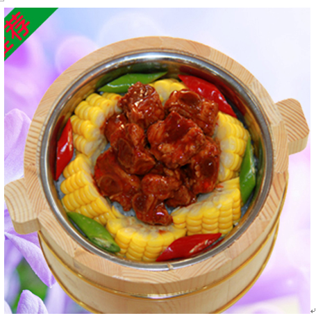 味來主角營養木桶飯系列-黃金排骨木桶飯