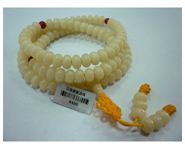 扎西德勒藏飾-白菩提根念珠