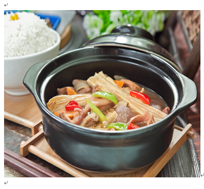 煲味傳奇煲仔飯產品-黃燜腐竹豬肚飯