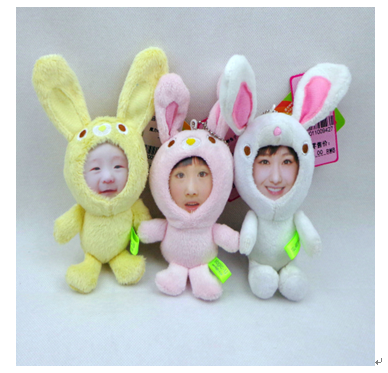 瑞歌3D人偶飾品產品-3D人面公仔創意禮品