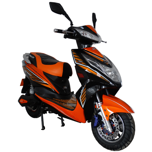 立天智能防盜電動車產品-立天電動車橙色款