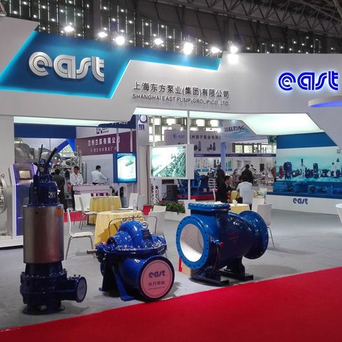 東方泵業展會布置