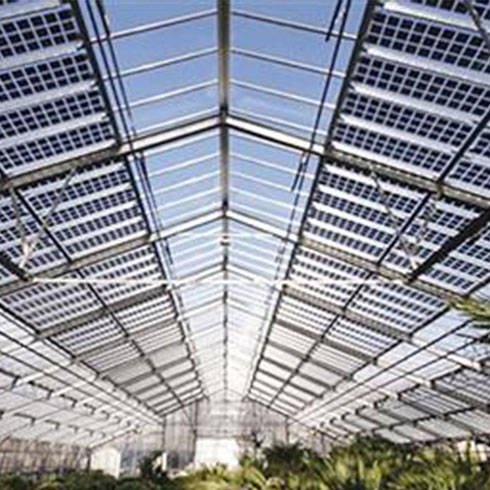 SCC太陽能光伏發電-大棚安裝效果