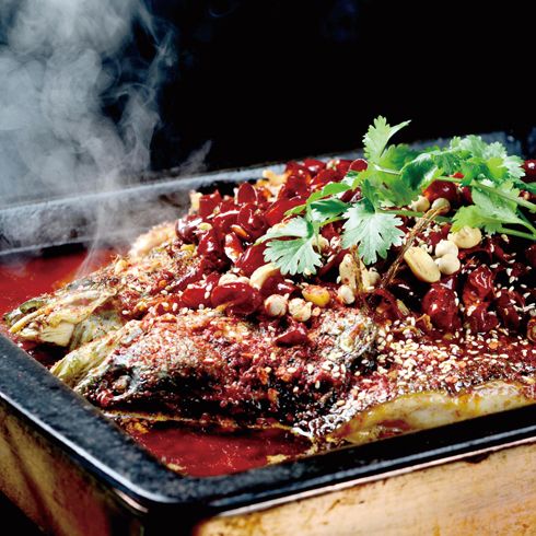 鱻魚石養生火鍋-雙椒烤魚