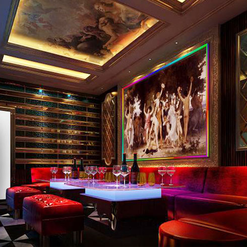 愛典智能生態集成板-娛樂包間效果