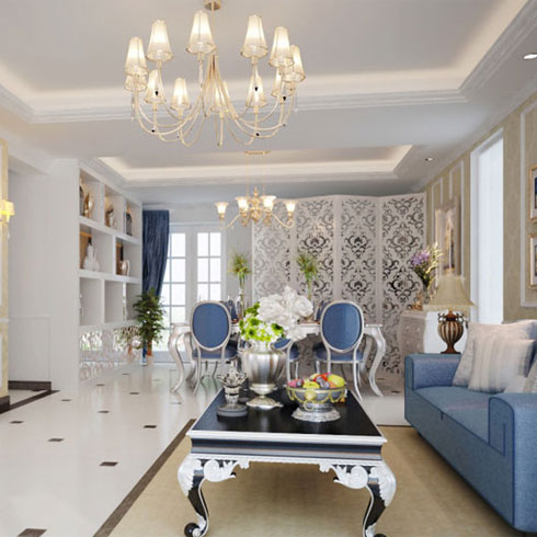 浪鯊集成墻面-優雅風格裝修效果圖