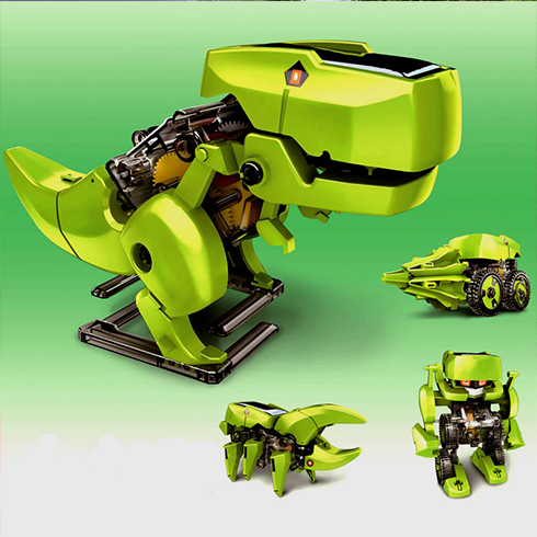 潮流攻勢創意空間-恐龍變形玩具