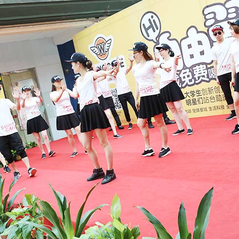 咖啡之翼智能咖啡機-開業活動舞蹈