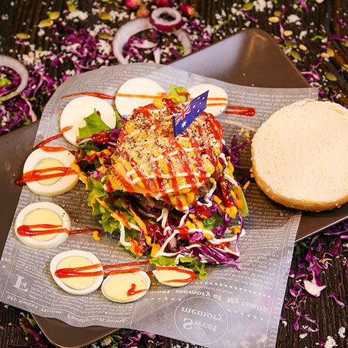 蜜特蜜思漢堡-英式鄉村火腿牛肉堡