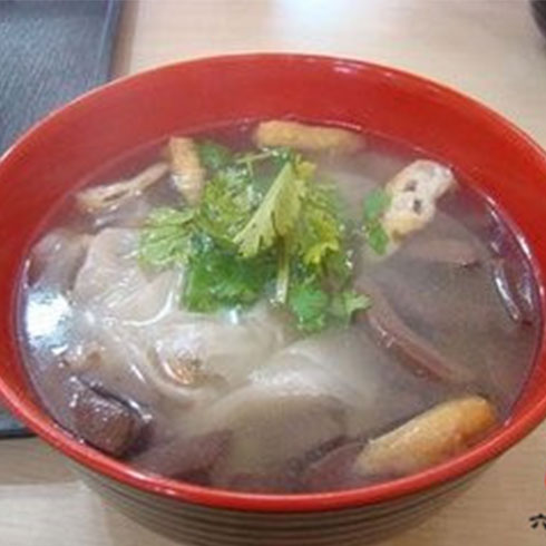 六朝金粉鴨血粉絲湯-經典鴨血粉絲湯