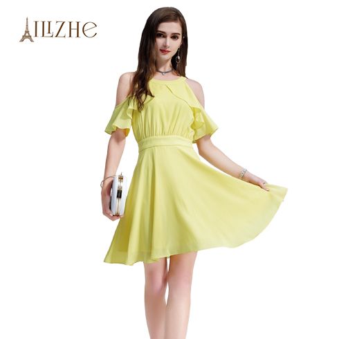 艾麗哲女裝-經典雪紡女裙