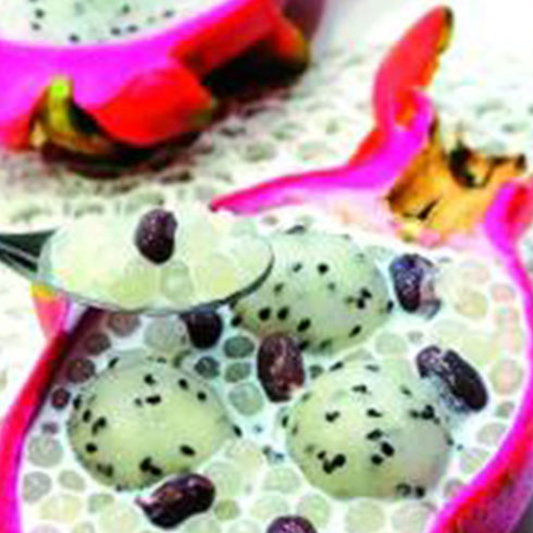 小時代潮流飲吧-火龍果西米露撈