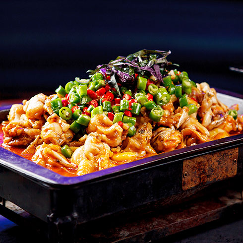 愛尚逗蛙炭火牛蛙-紫蘇雙椒炭火牛蛙