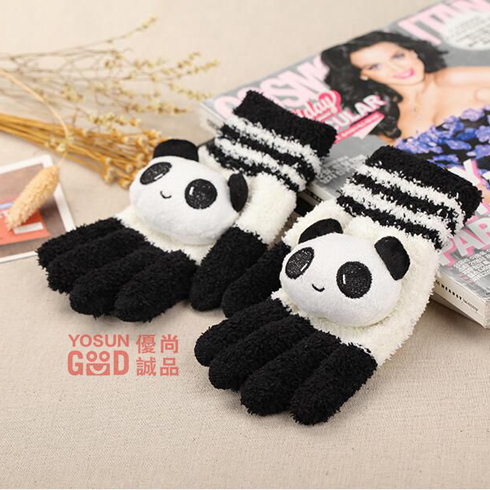 優尚誠品快時尚百貨-熊貓觸控手套