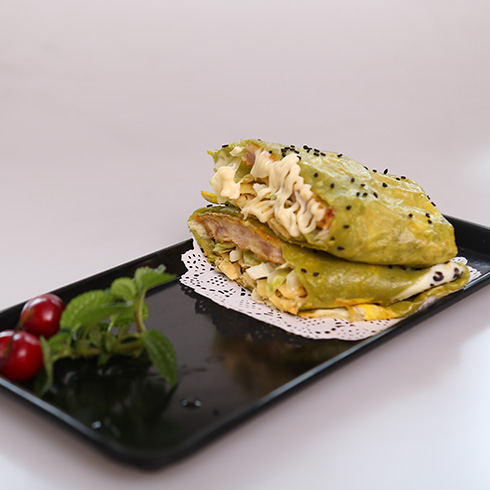 煎螯小龍蝦煎餅-香脆雞排煎餅