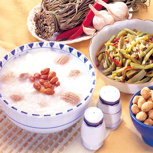 膳來粥道養生粥-花生魷魚粥