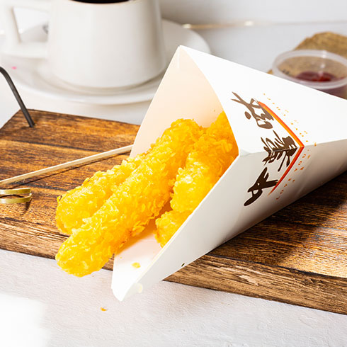 中薯噠創意薯條-黃金雪花雞柳