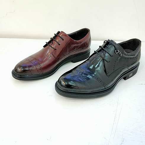 Creekree時尚男女鞋-商務鱷魚紋皮鞋