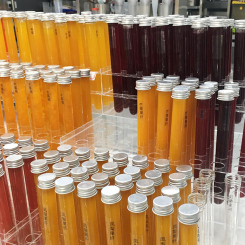 優曇缽華潮飲實驗室-果汁U型管