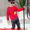 米可童裝-紅色卡通圓領衛衣