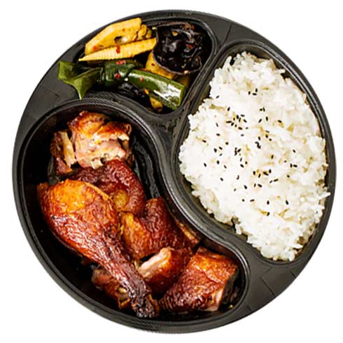 叫個鴨子小吃-單人烤鴨飯套餐