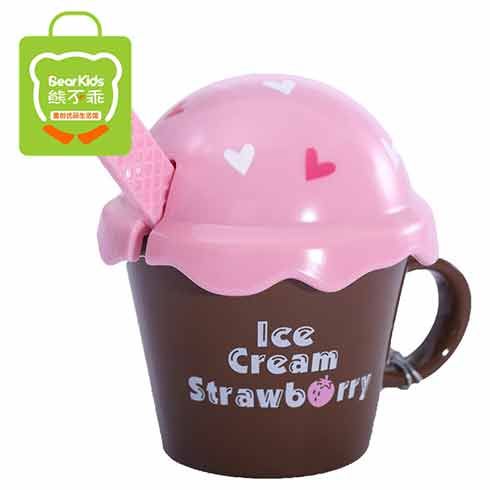 熊不乖童創優品-浮雕冰淇淋水杯