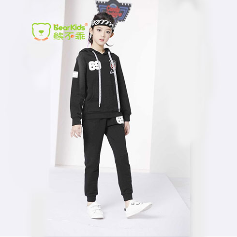 熊不乖智能童裝-休閑衛衣套裝