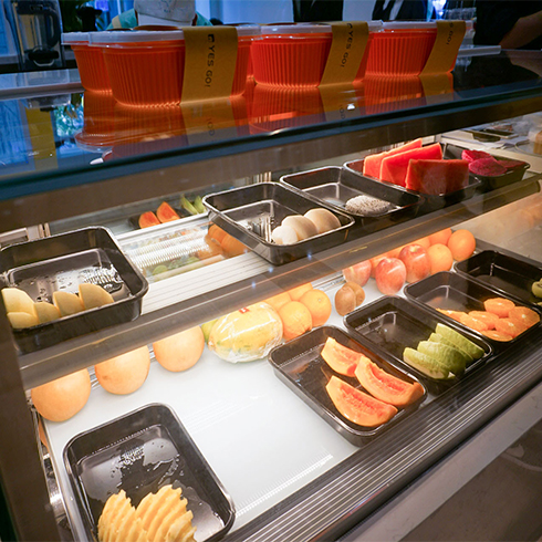 小野售無人超市-蔬果自選區