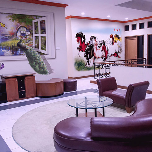 中科美創3D美墻機-墻體繪制