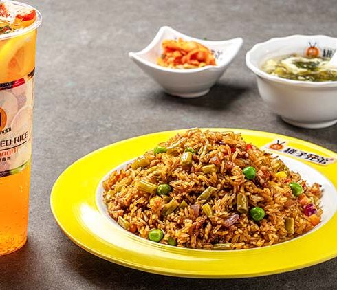 罐子兄弟茶油炒飯-醬油炒飯套餐