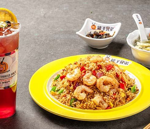 罐子兄弟茶油炒飯-蝦仁炒飯套餐
